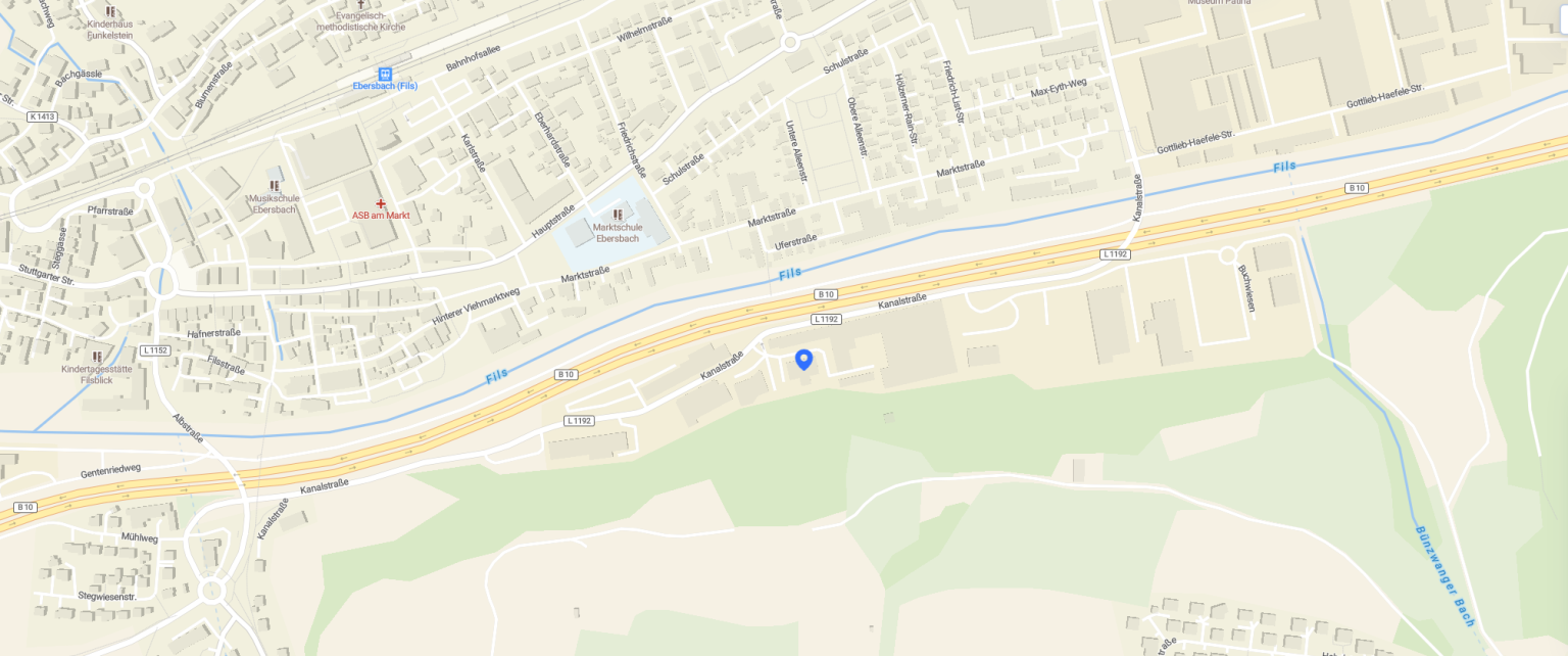 Kartenansicht mit Markierung bei Auto Zeller